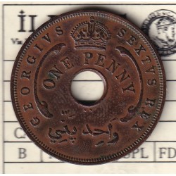 BRITISH WEST AFRICA ONE PENNY 1952